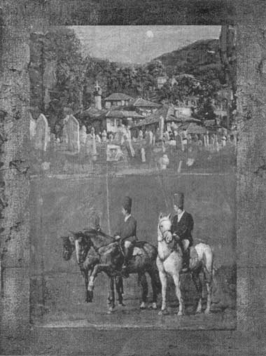 Mersad Berber - Horseman before Alifakovac, 1999.